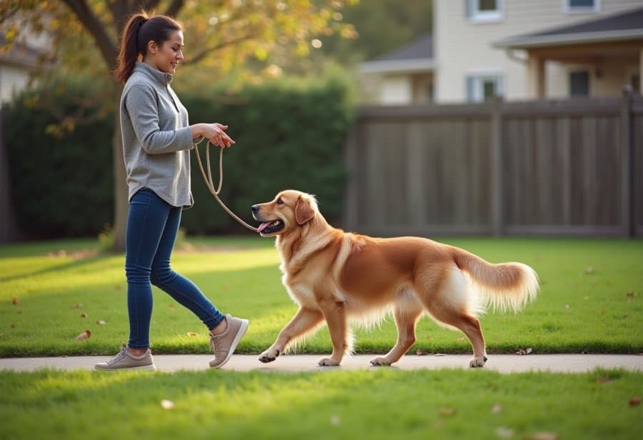 The secret to happier walks—patience, treats, and trust in perfect harmony