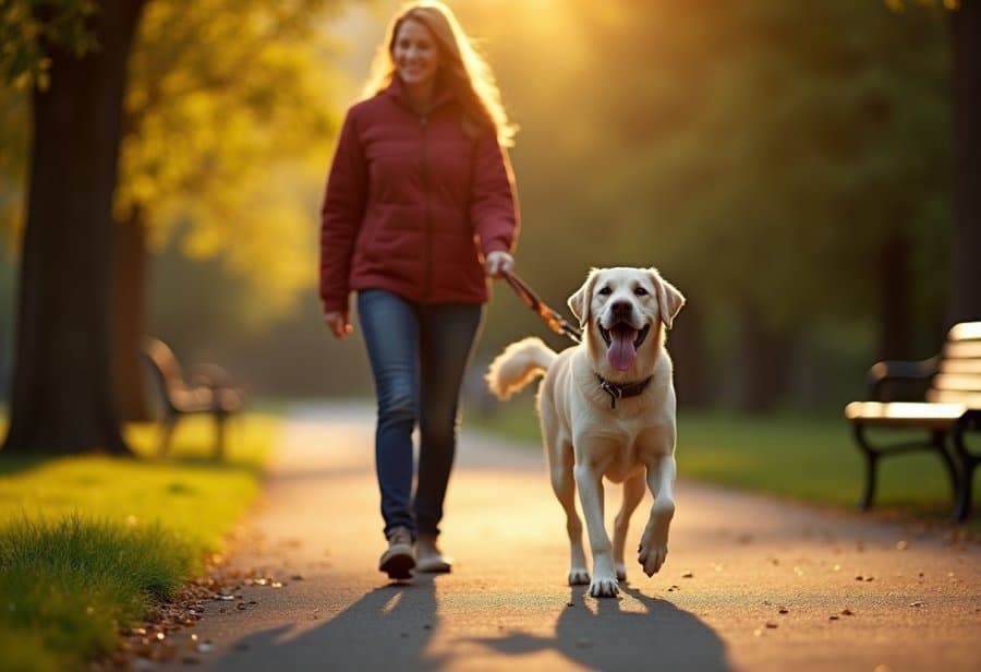The Pure Pleasure of Watching a Dog Explore and Trust