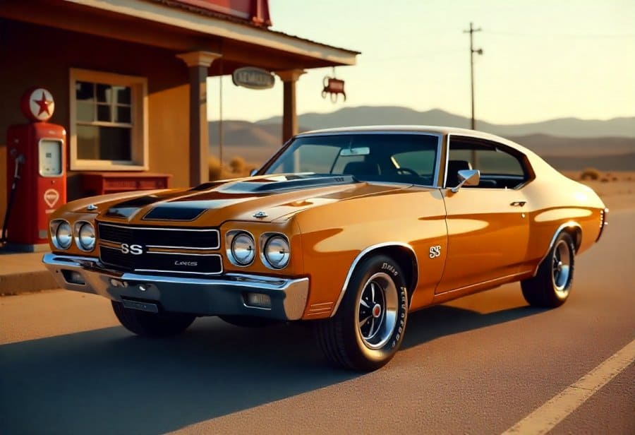 Feel the roar of history with every twist of the classic Chevelle SS engine